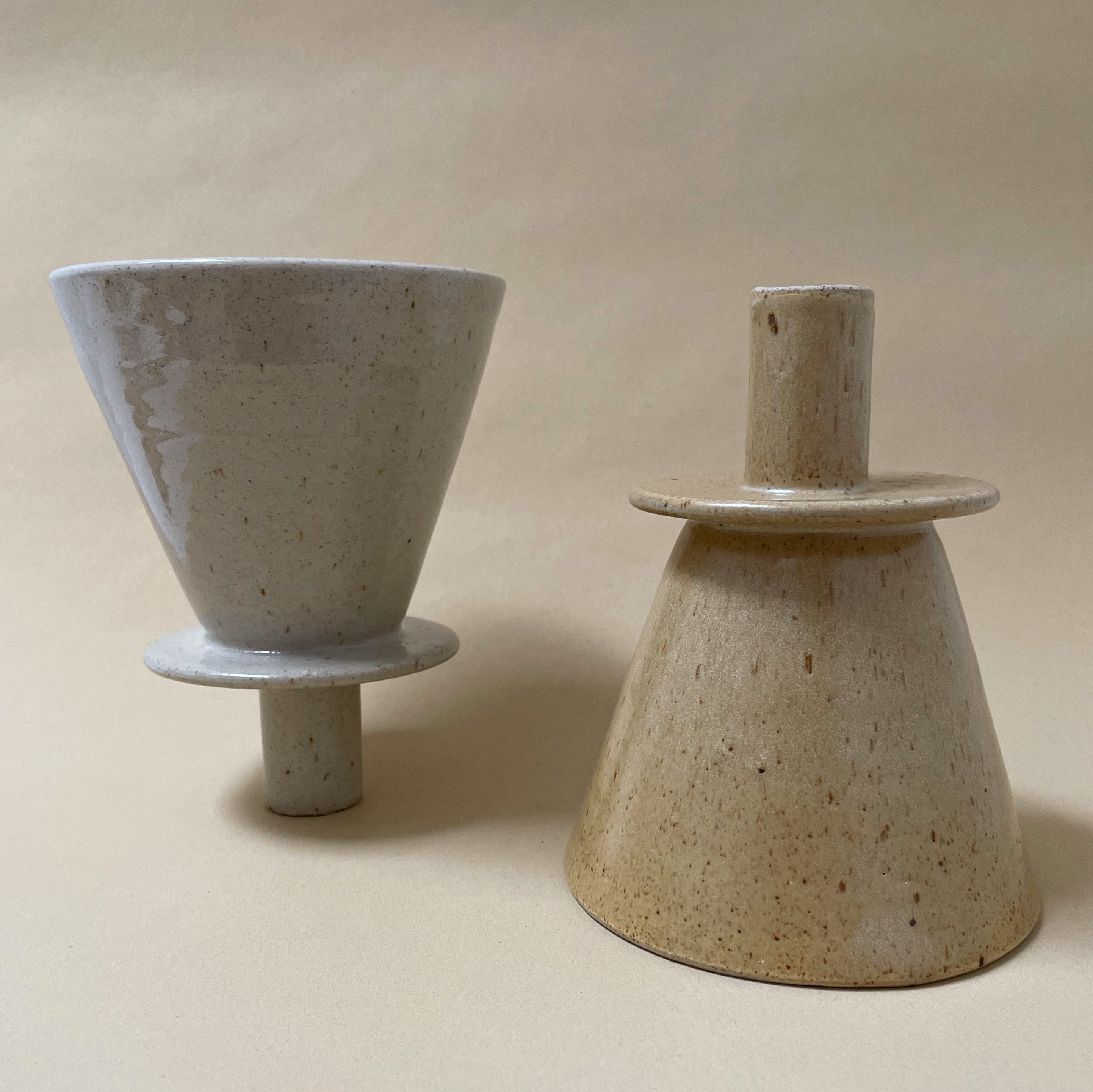 Keramik kaffetragt - Ceramic Pour Over/Coffee dripper - Gul. Køb hos Studio Holdbar (webshop & butik). Hurtig levering